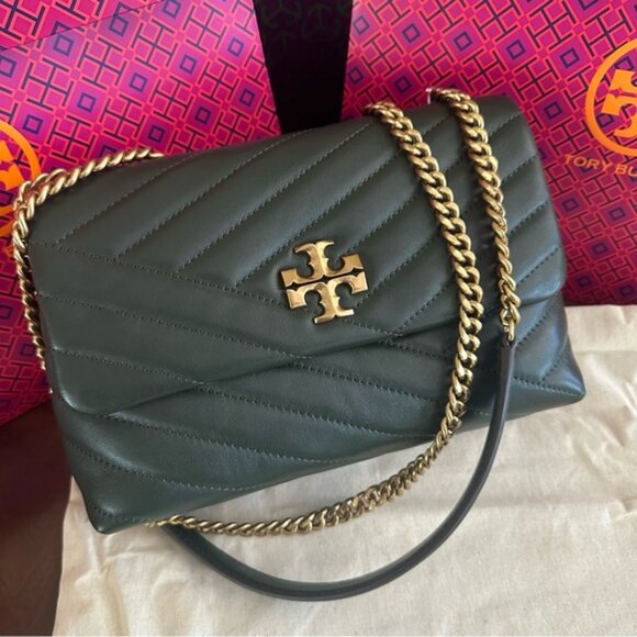 New Tory burch SMALL KIRA CHEVRON CONVERTIBLE SHOULDER BAG - Picture 10 of 15